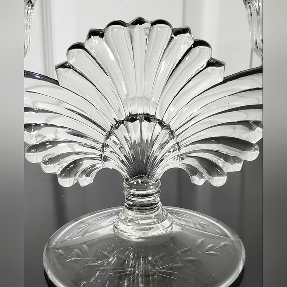 (2) 1930s "Pattern 221-2/Maya"  2 Light Candlesticks ✨️by Paden City Glass EUC - Picture 6 of 9